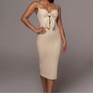 JULUXLABEL NATURAL DOLORES LINEN DRESS